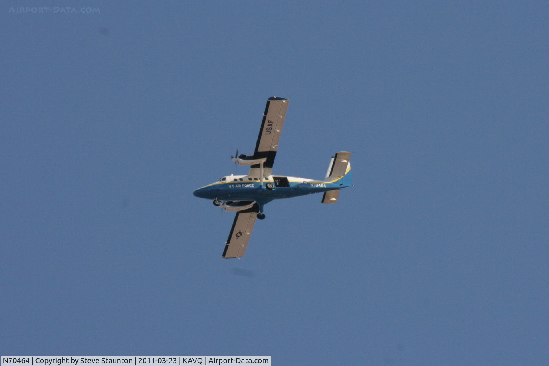N70464, 1977 De Havilland Canada UV-18B (DHC-6 Twin Otter) C/N 555, Taken at Avra Valley Airport, in March 2011 whilst on an Aeroprint Aviation tour