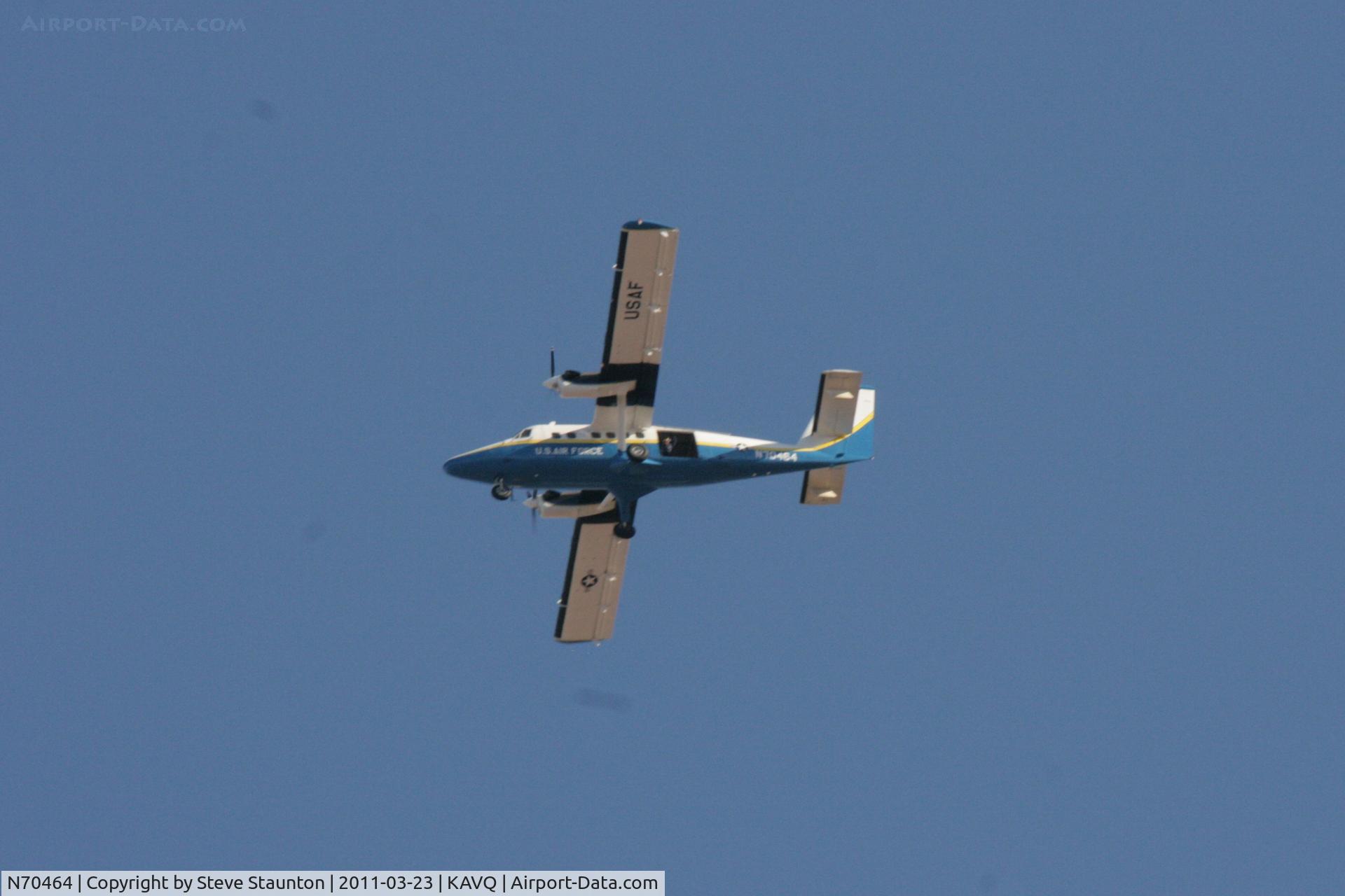 N70464, 1977 De Havilland Canada UV-18B (DHC-6 Twin Otter) C/N 555, Taken at Avra Valley Airport, in March 2011 whilst on an Aeroprint Aviation tour