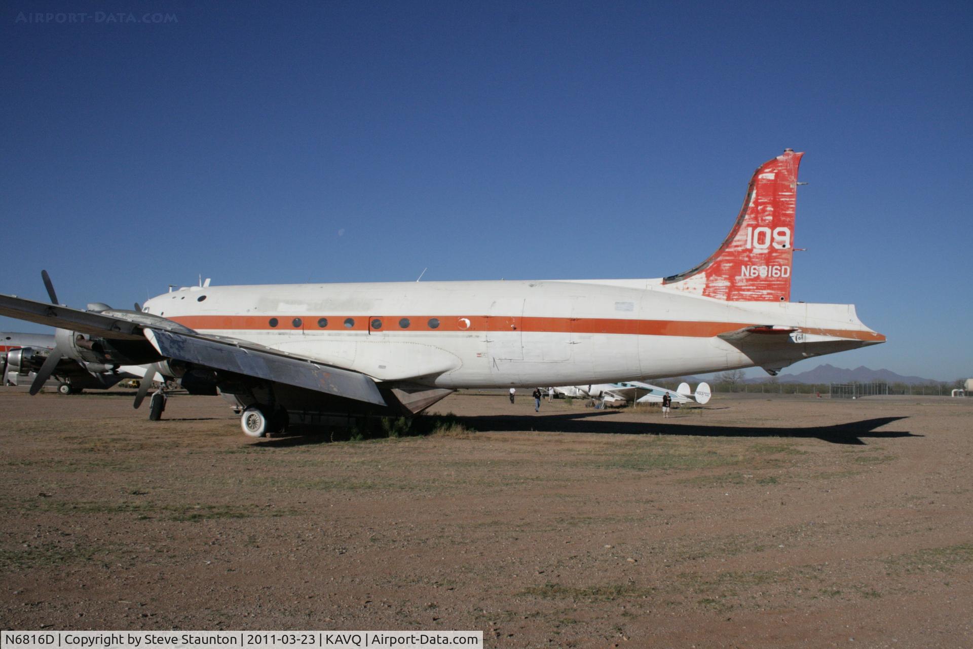 N6816D, 1944 Douglas C54D-DC (C-54E-20) C/N 27368, Taken at Avra Valley Airport, in March 2011 whilst on an Aeroprint Aviation tour