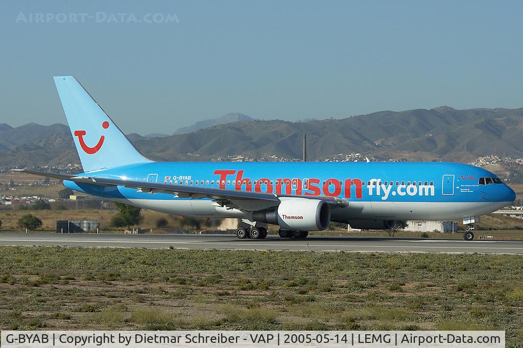 G-BYAB, 1991 Boeing 767-204 C/N 25139, Thomson Boeing 767-200