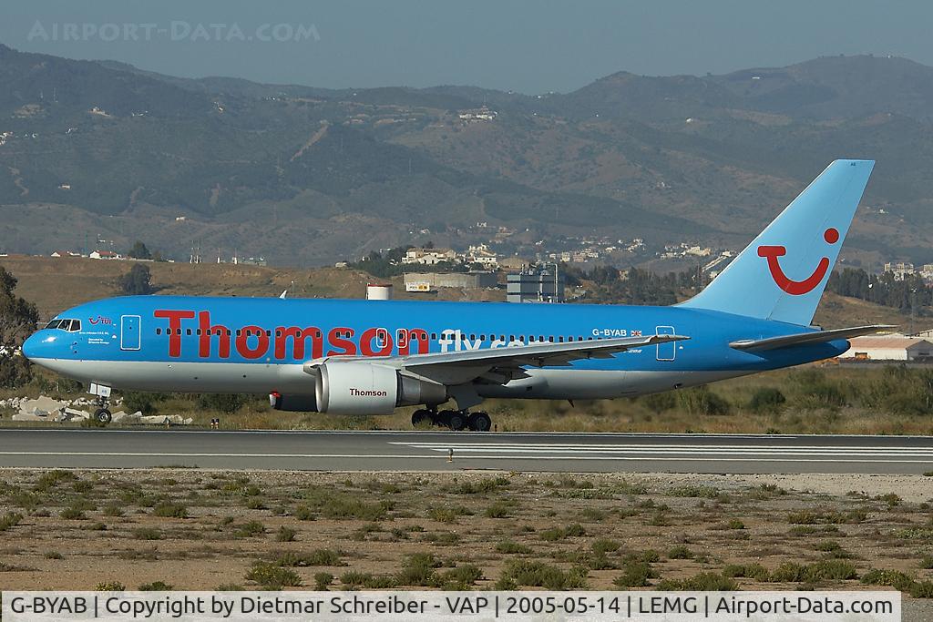 G-BYAB, 1991 Boeing 767-204 C/N 25139, Thomson Boeing 767-200