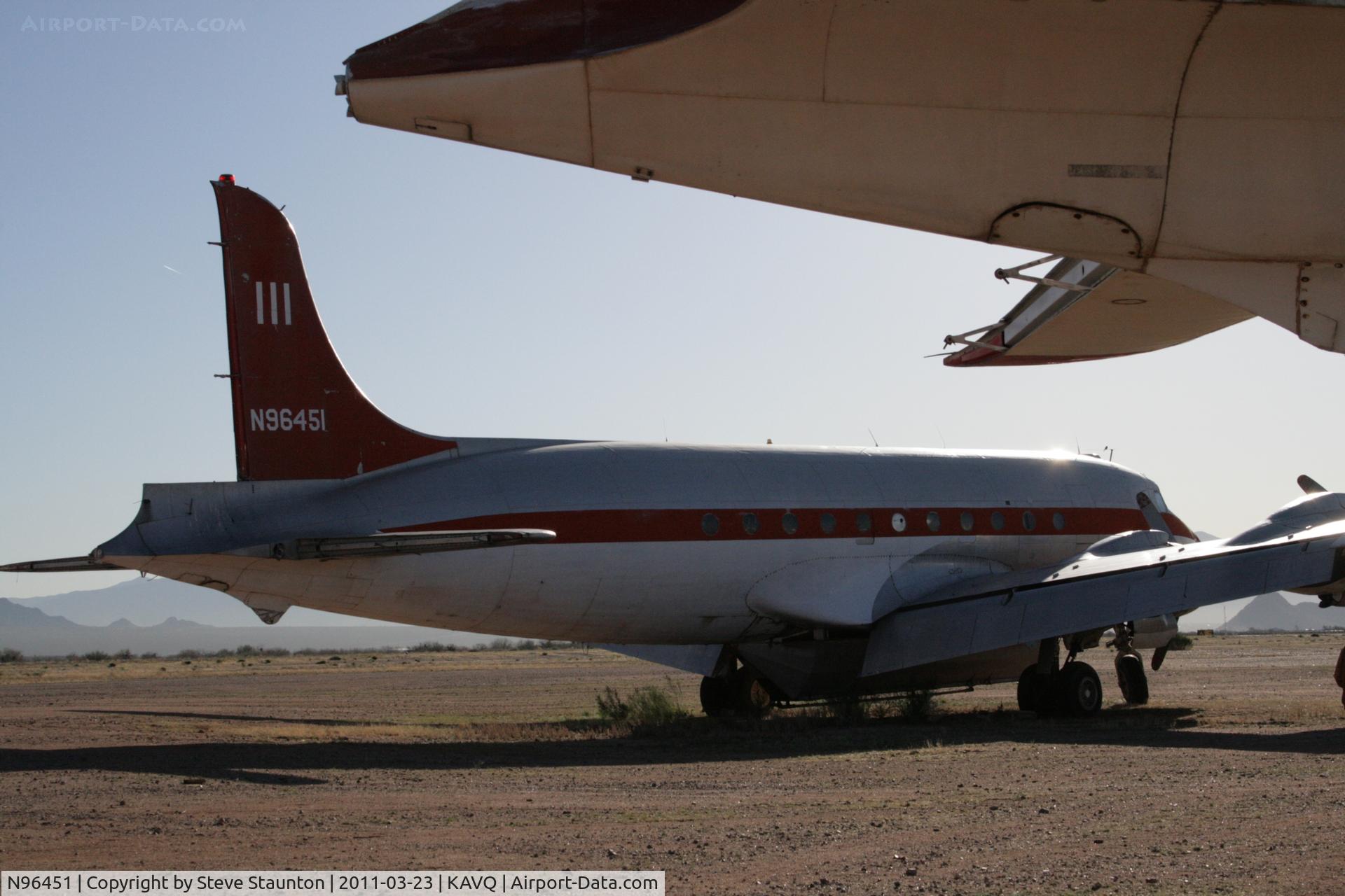 N96451, 1945 Douglas C-54S Skymaster (DC-4) C/N 10592/323, Taken at Avra Valley Airport, in March 2011 whilst on an Aeroprint Aviation tour