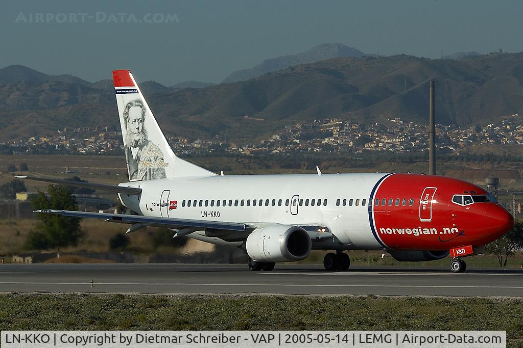 LN-KKO, 1991 Boeing 737-3Y0 C/N 24909, Norwegian Boeing 737-300