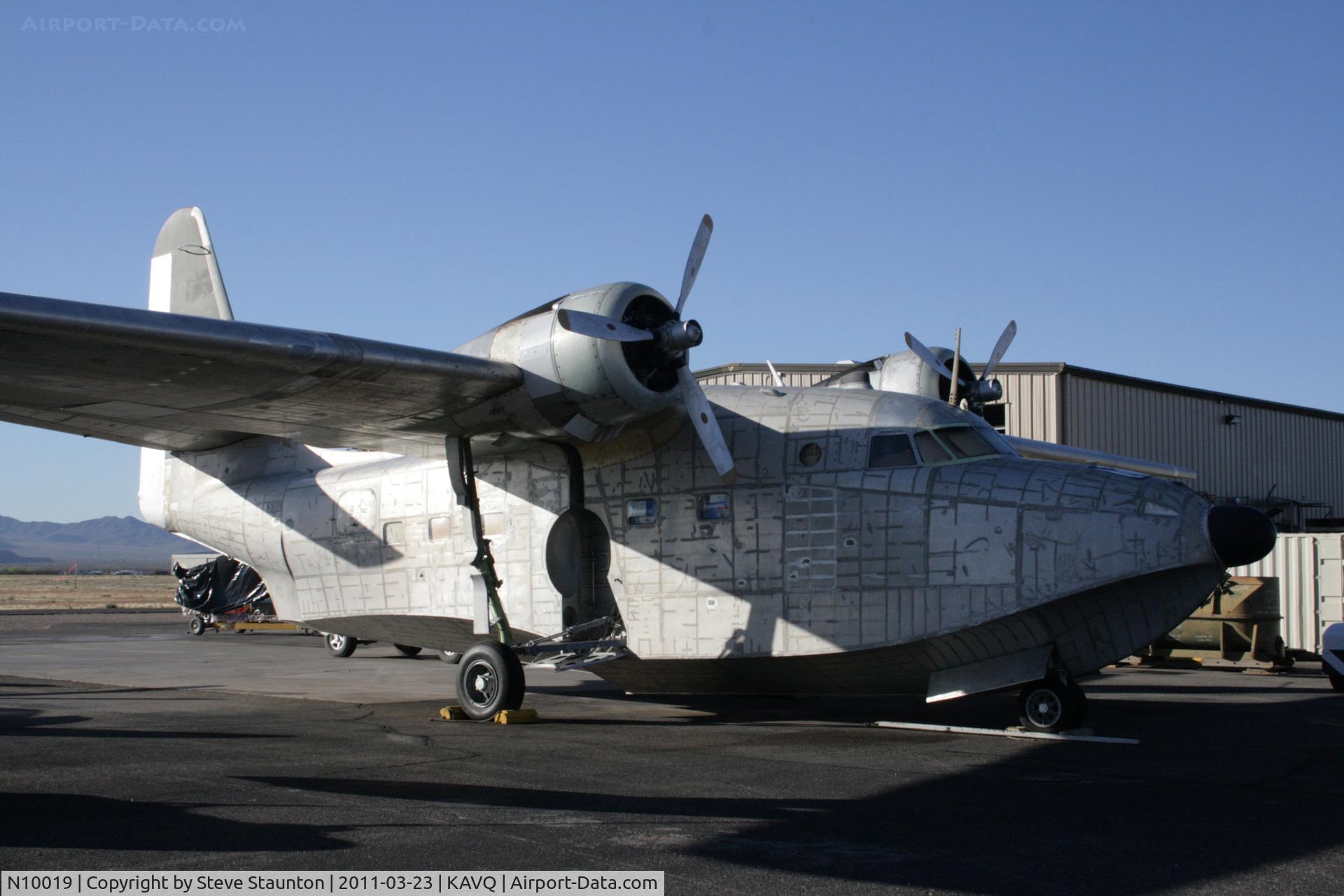 N10019, 1951 Grumman HU-16E Albatross C/N G 92/40B, Taken at Avra Valley Airport, in March 2011 whilst on an Aeroprint Aviation tour