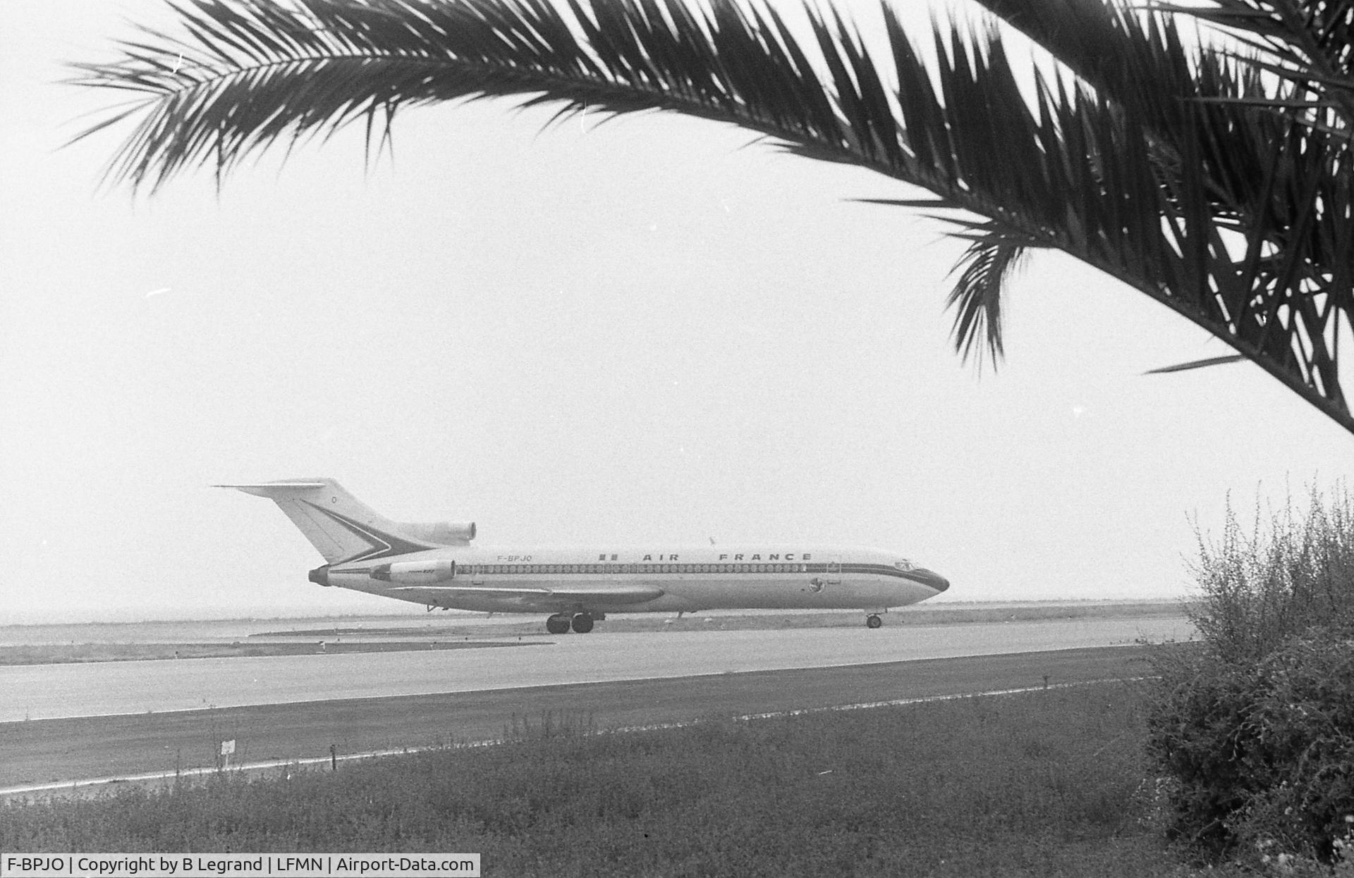 F-BPJO, 1970 Boeing 727-228 C/N 20410, Nice 1971