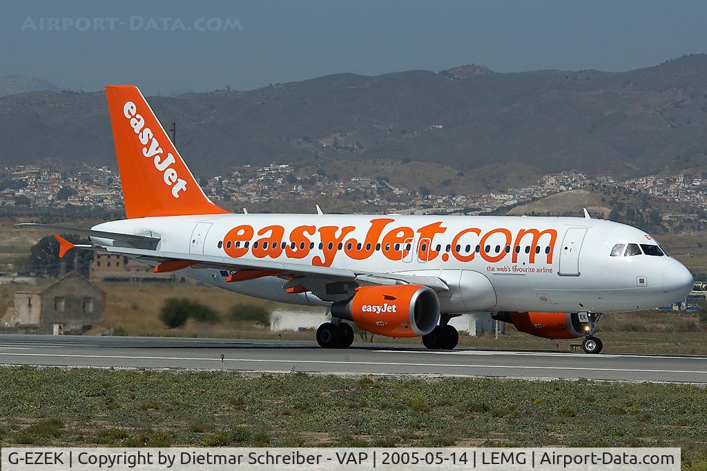 G-EZEK, 2004 Airbus A319-111 C/N 2224, Easyjet Airbus 319