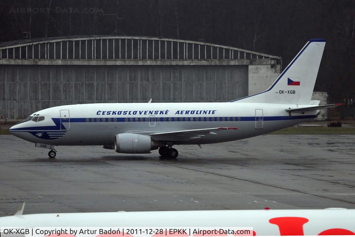 OK-XGB, 1992 Boeing 737-55S C/N 26540, CSA - Retro Livery