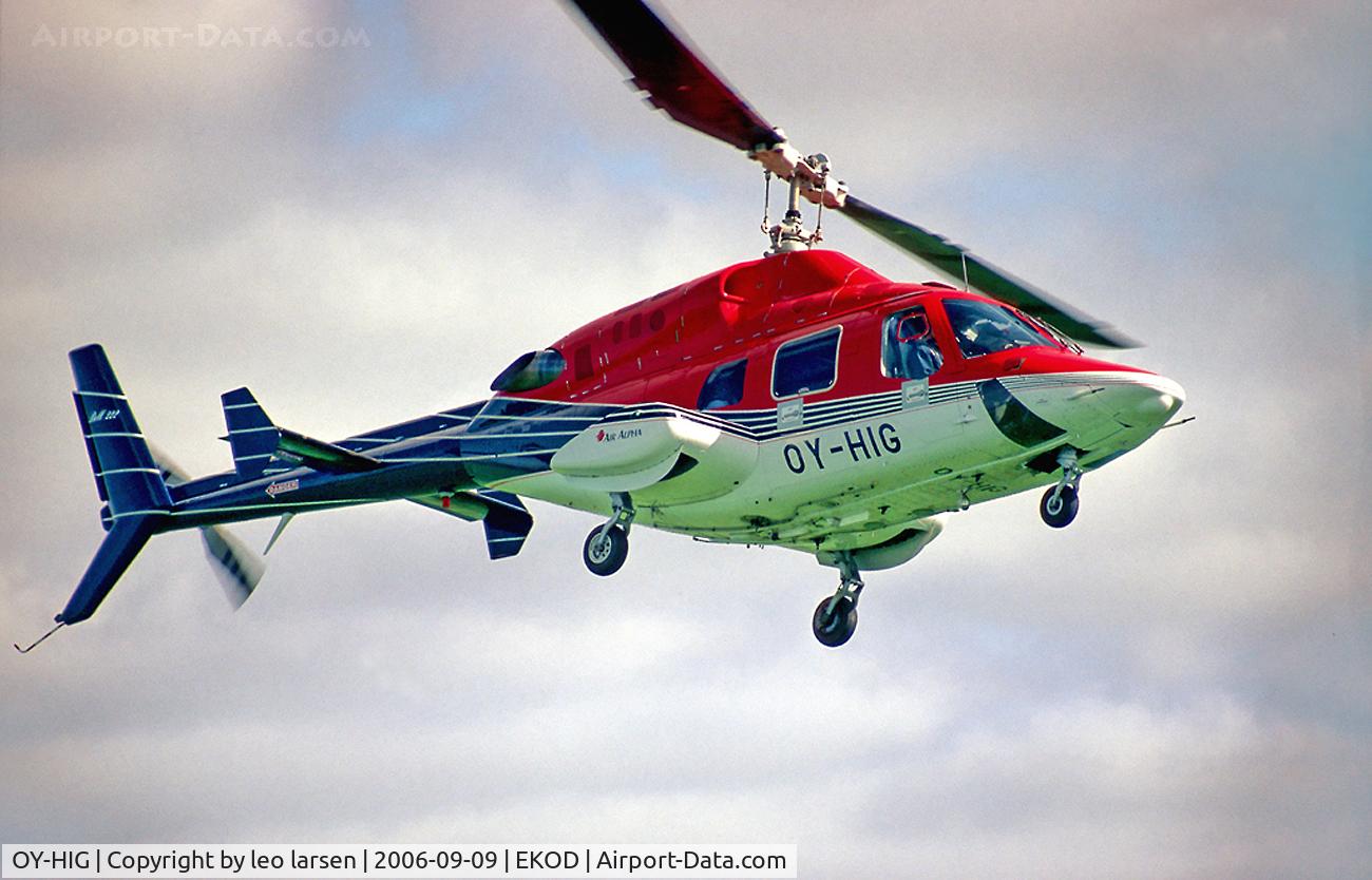 OY-HIG, 2004 Bell 222B C/N 47132, Odense Beldringe 9.9.06