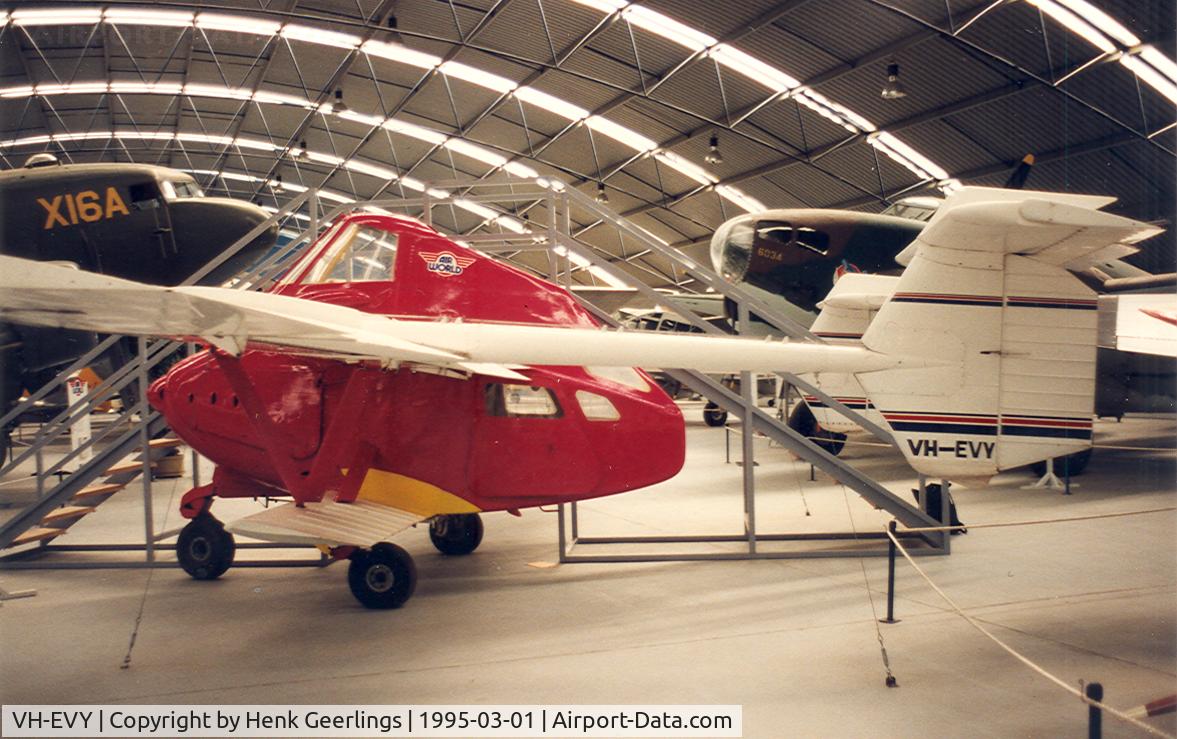 VH-EVY, Transavia PL-12 Airtruk C/N 1248, Air World Museum Wangaratta. Museum is closed.