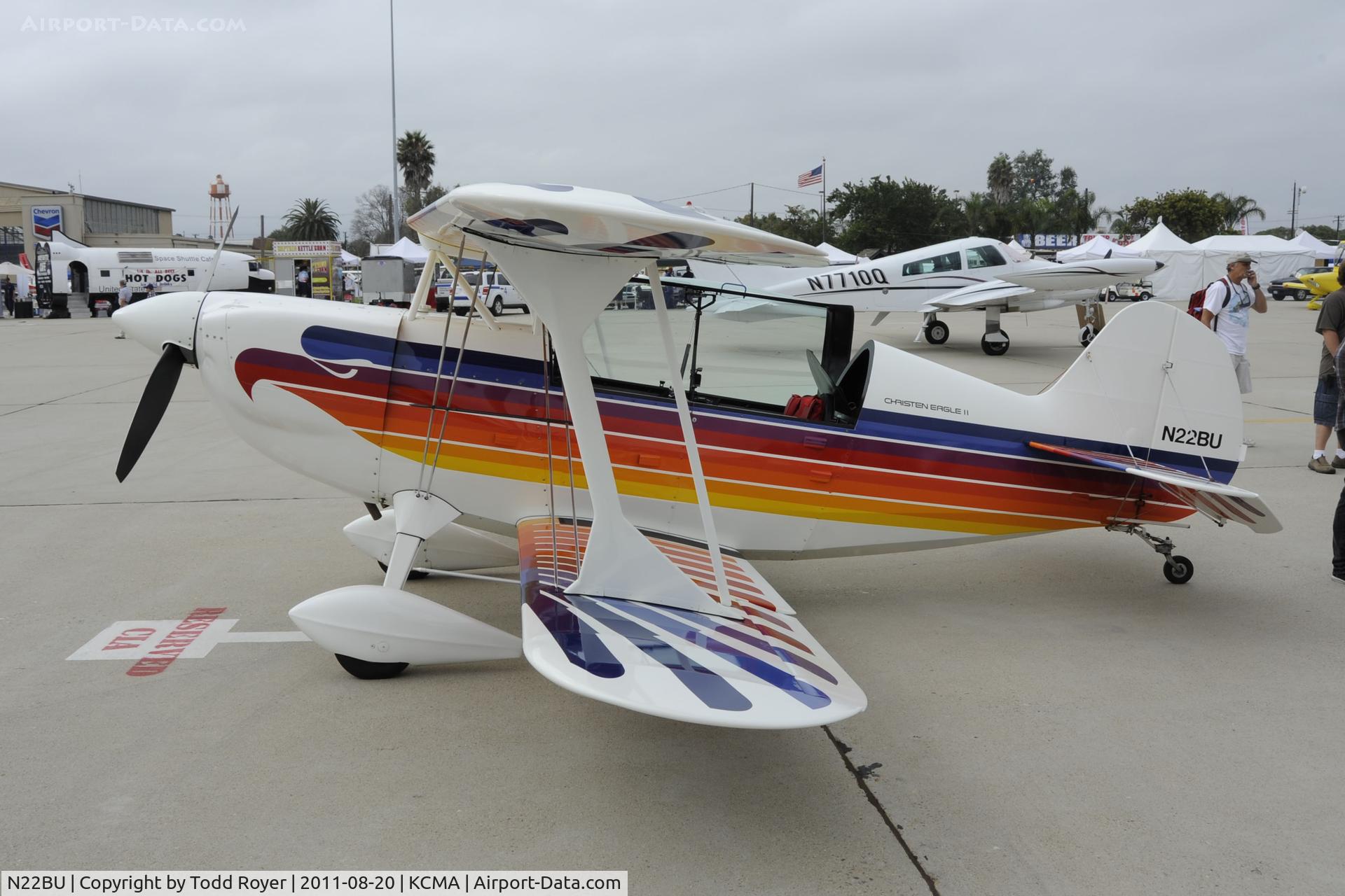 N22BU, 1987 Christen Eagle II C/N BRUNER 0001, Camarillo airshow 2011