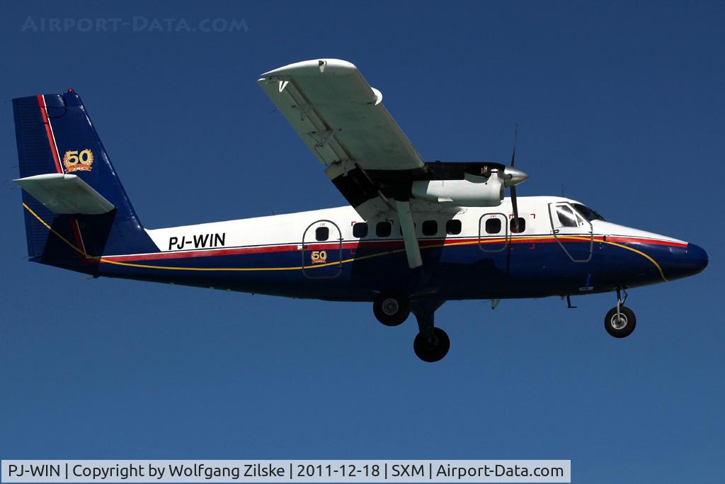 PJ-WIN, 1976 De Havilland Canada DHC-6-300 Twin Otter C/N 518, add '50' sticker