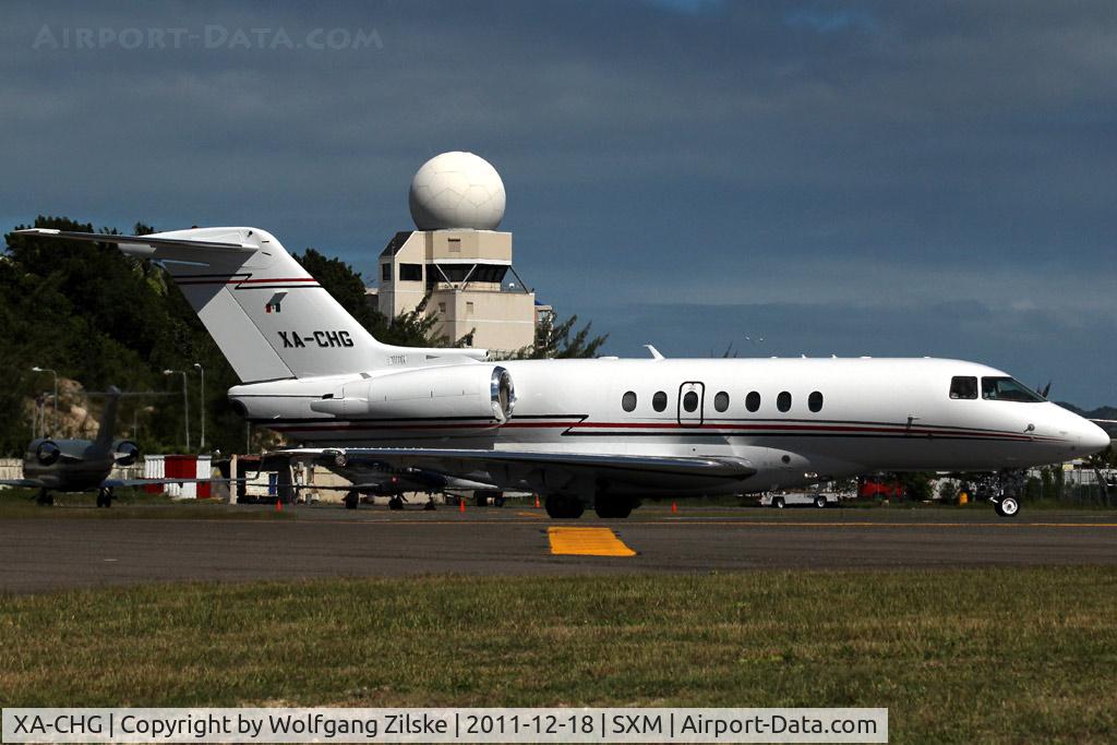 XA-CHG, 2005 Raytheon Hawker 800XP2 C/N 258731, visitor