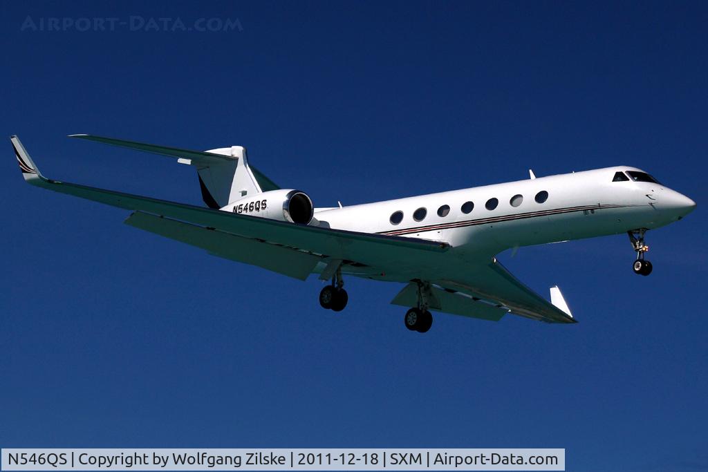 N546QS, 2008 Gulfstream Aerospace GV-SP (G550) C/N 5190, visitor