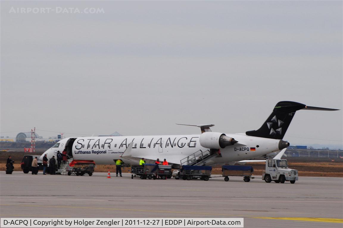 D-ACPQ, 2003 Canadair CRJ-700 (CL-600-2C10) Regional Jet C/N 10091, View over Leipzig GAT....