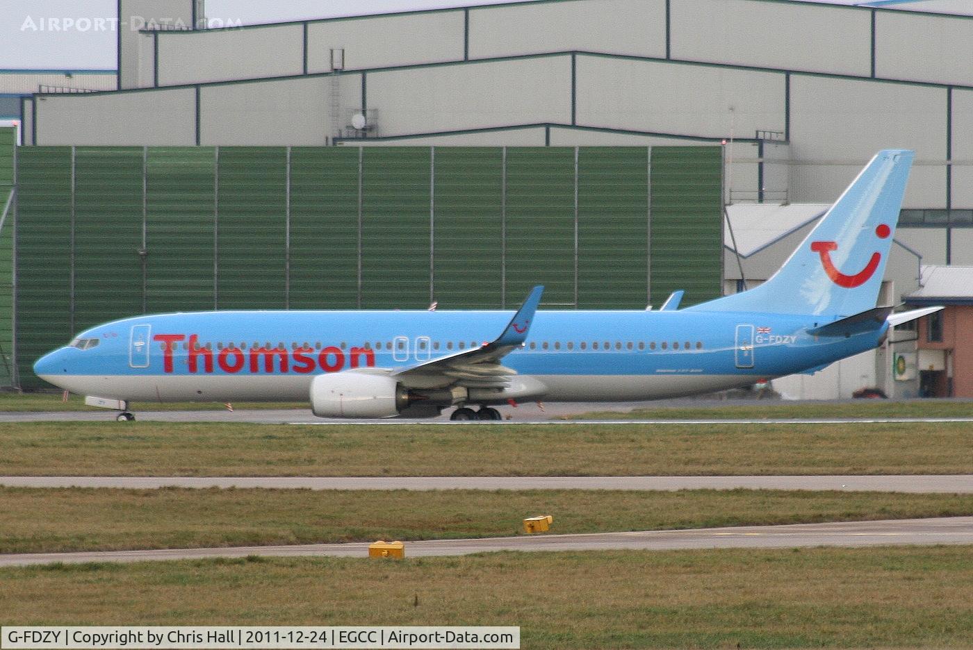 G-FDZY, 2011 Boeing 737-8K5 C/N 37261, New B737 for Thomson, delivered 23-11-2011