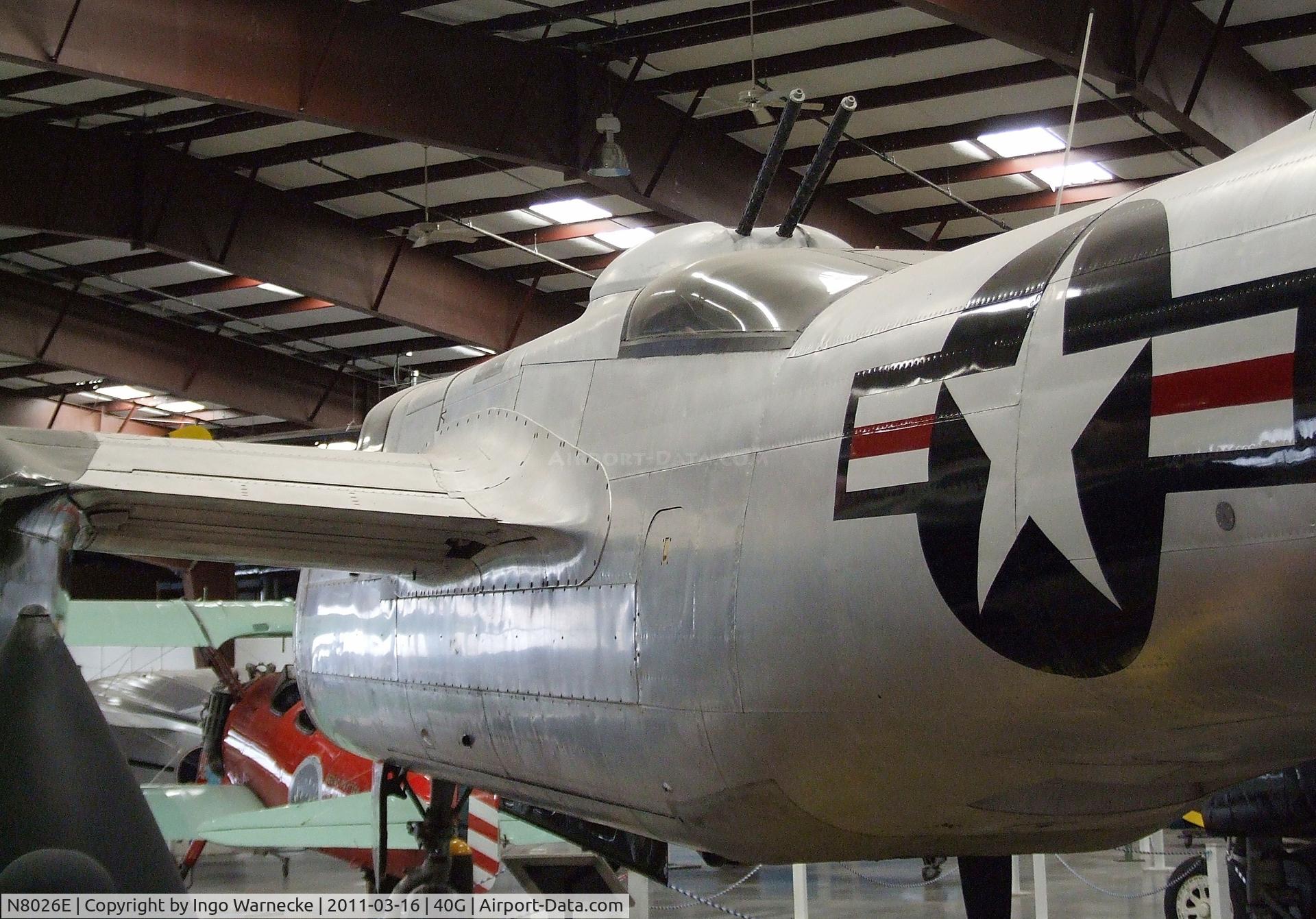 N8026E, 1944 Douglas RB-26C Invader C/N 28602, Douglas RB-26C Invader at the Planes of Fame Air Museum, Valle AZ