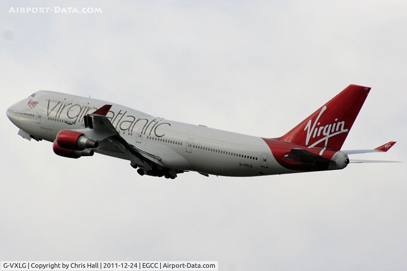 G-VXLG, 1998 Boeing 747-41R C/N 29406, Virgin Atlantic B747 departing from RW23R