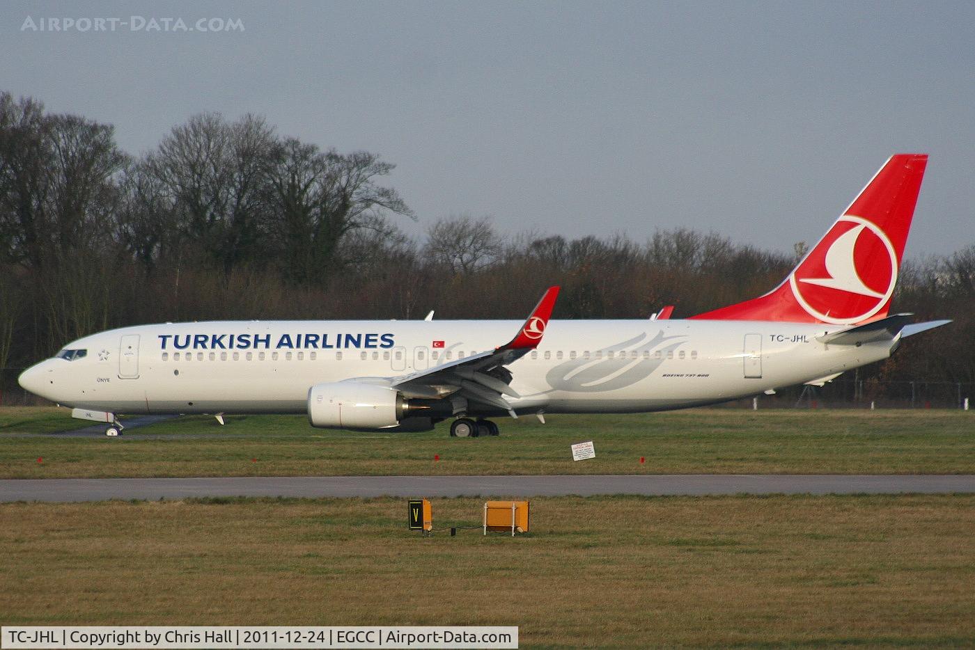 TC-JHL, 2011 Boeing 737-8F2 C/N 40976, Turkish Airlines newest Boeing 737-8F2, delivered 18-12-2011