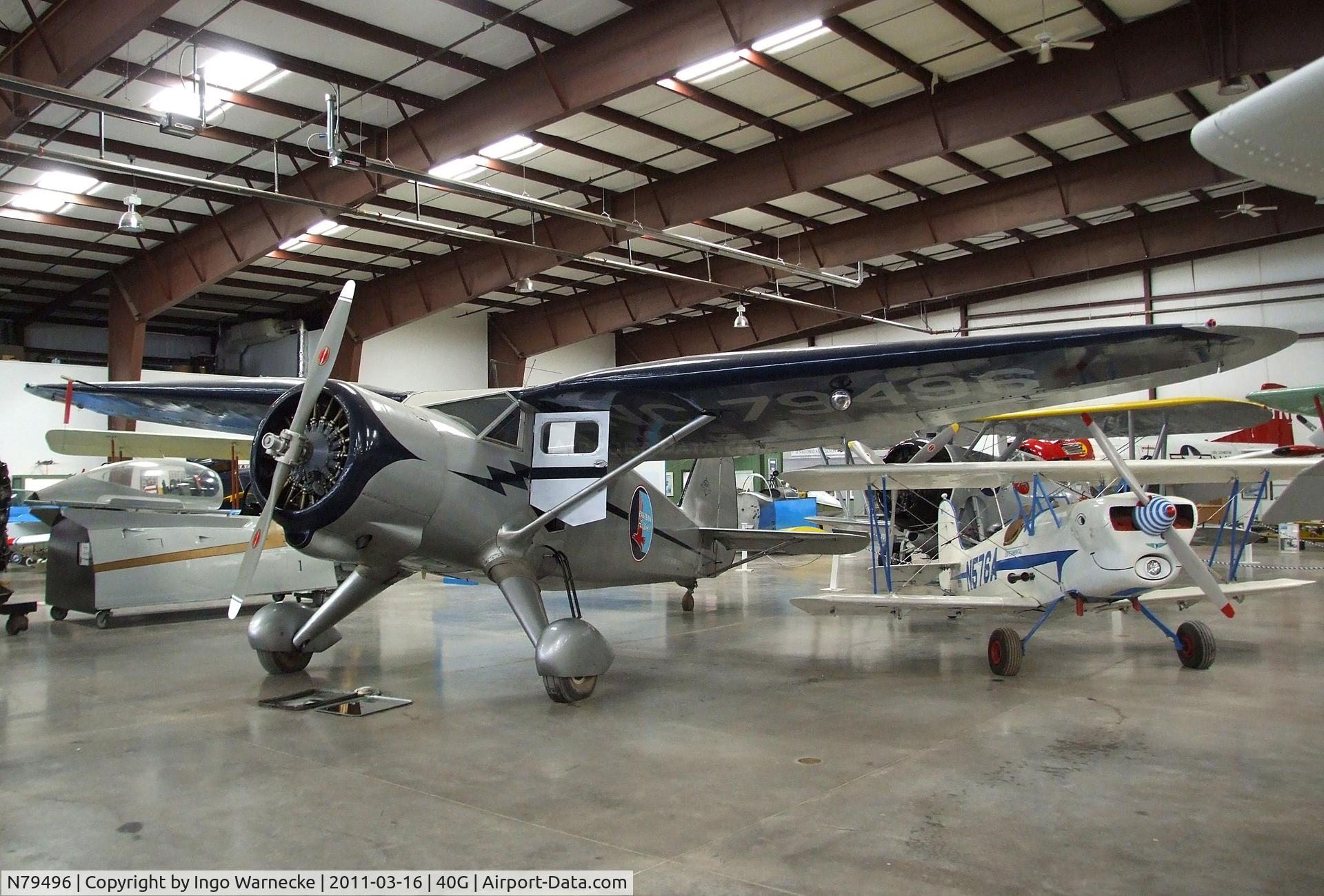 N79496, 1943 Stinson V77 Reliant C/N 77-131, Stinson V77 Reliant at the Planes of Fame Air Museum, Valle AZ