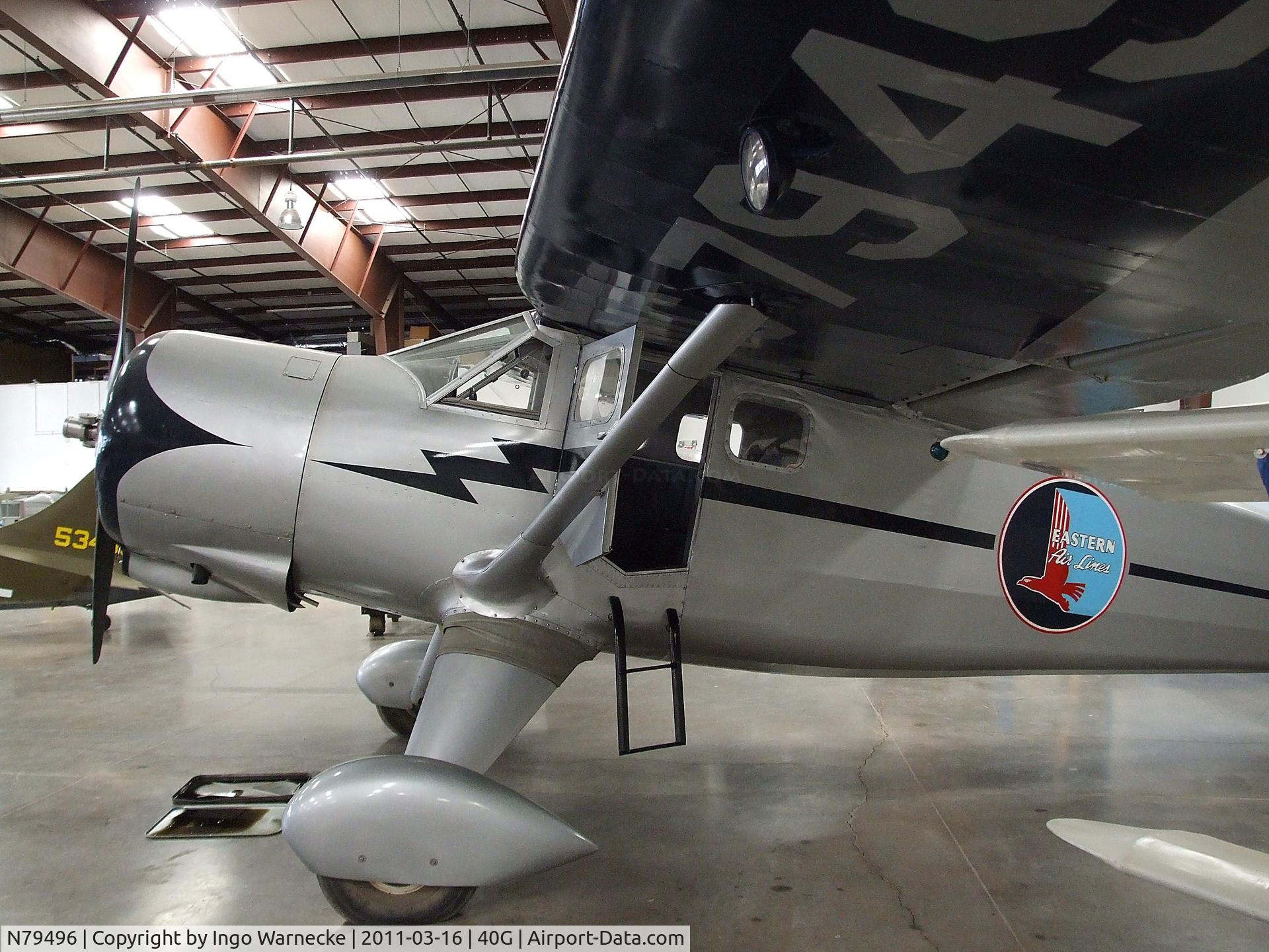 N79496, 1943 Stinson V77 Reliant C/N 77-131, Stinson V77 Reliant at the Planes of Fame Air Museum, Valle AZ