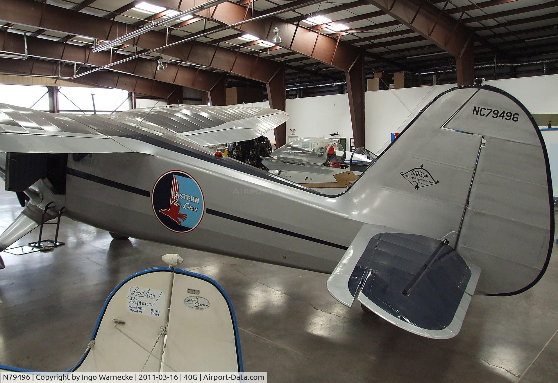 N79496, 1943 Stinson V77 Reliant C/N 77-131, Stinson V77 Reliant at the Planes of Fame Air Museum, Valle AZ