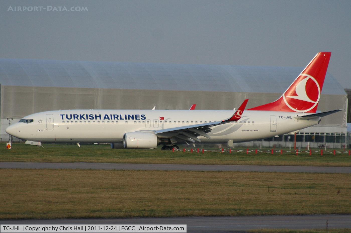 TC-JHL, 2011 Boeing 737-8F2 C/N 40976, Turkish Airlines newest Boeing 737-8F2, delivered 18-12-2011