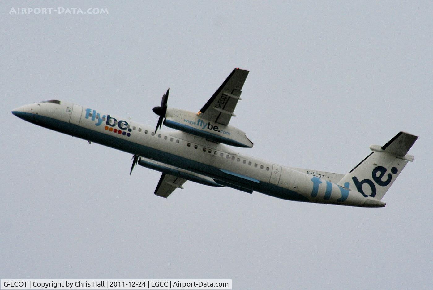 G-ECOT, 2009 De Havilland Canada DHC-8-402Q Dash 8 C/N 4251, flybe