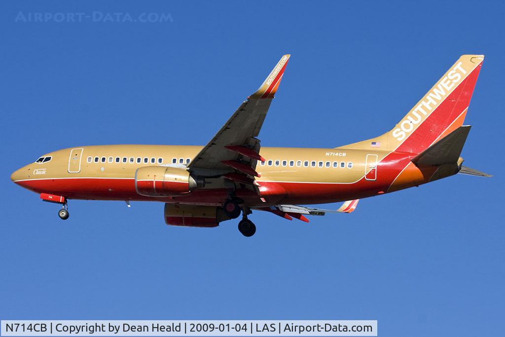 N714CB, 1998 Boeing 737-7H4 C/N 27848, Southwest 