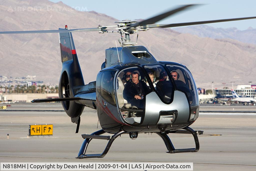 N818MH, Eurocopter EC-130B-4 (AS-350B-4) C/N 4131, Maverick Helicopters N818MH returning to the heliport after a sightseeing trip for the passengers.