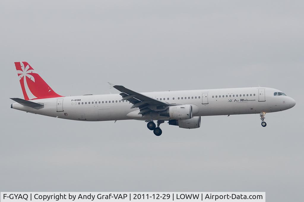 F-GYAQ, 1996 Airbus A321-211 C/N 827, Air Mediteranee A321
