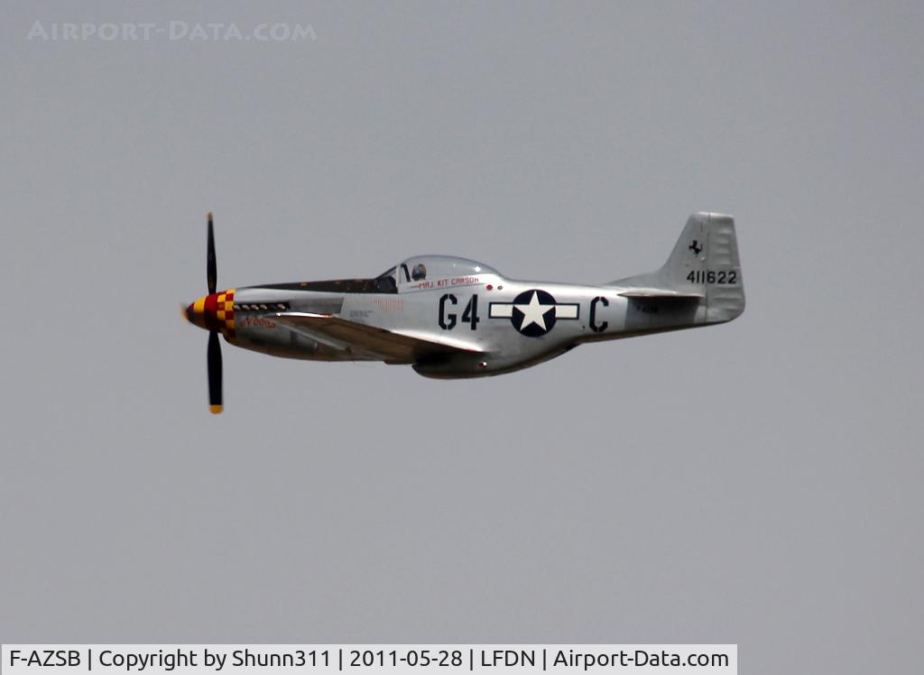 F-AZSB, 1944 North American P-51D Mustang C/N 122-40967, Used as a demo aircraft during Rochefort Open Day...
