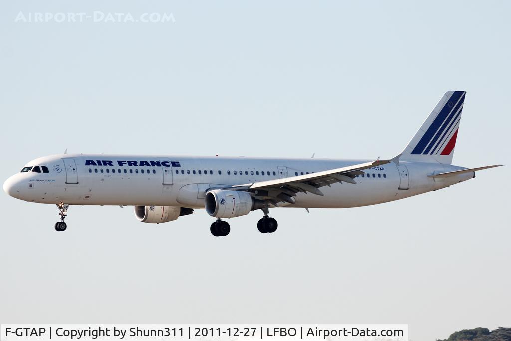 F-GTAP, 2008 Airbus A321-211 C/N 3372, Landing rwy 14R