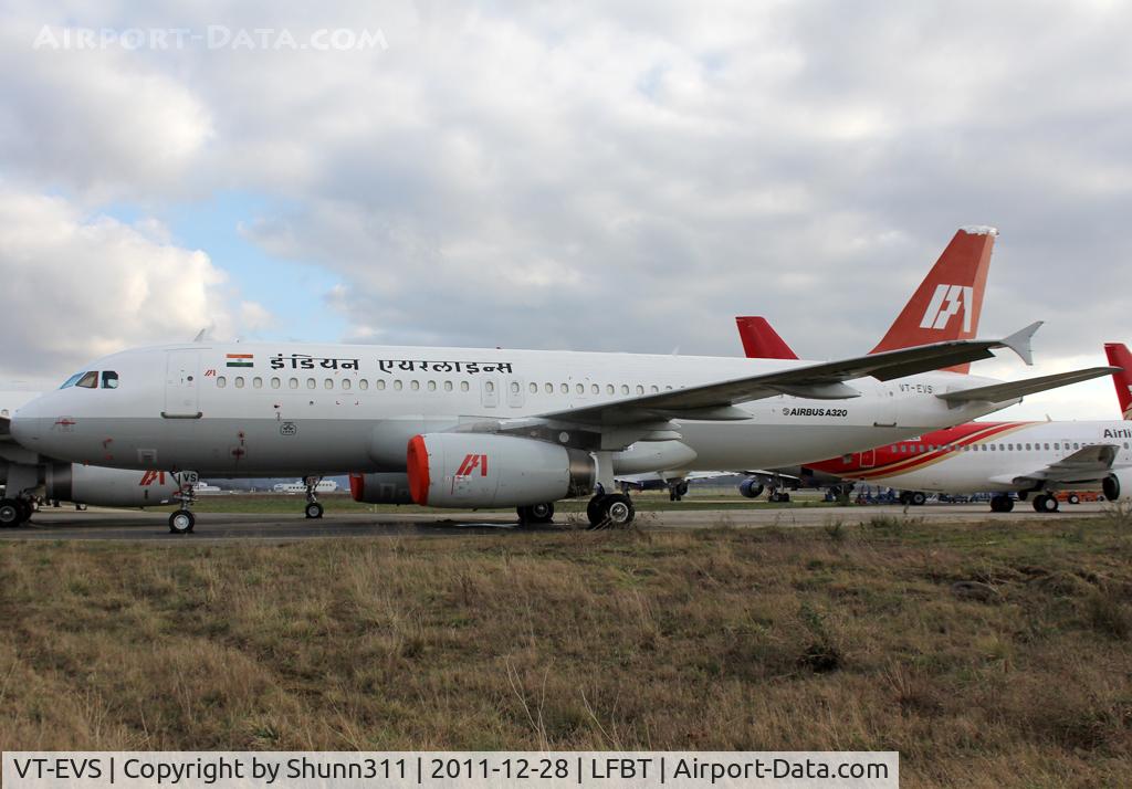 VT-EVS, 1992 Airbus A320-231 C/N 308, Stored and waiting scrapping process...
