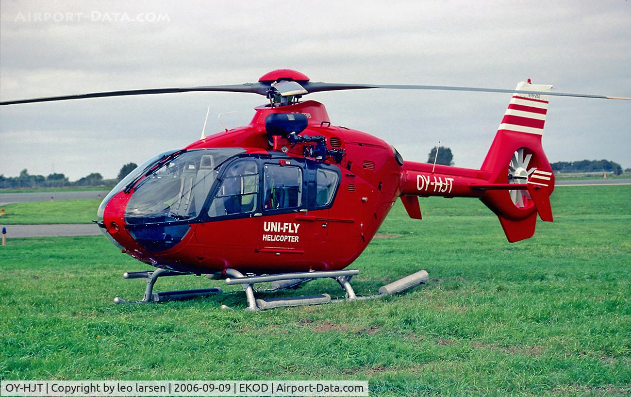 OY-HJT, 2002 Eurocopter EC-135T-2 C/N 0252, Odense Denmark 9.9.06