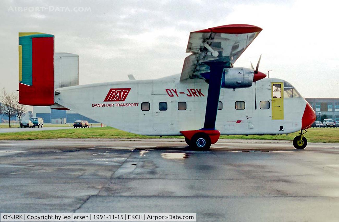 OY-JRK, 1972 Short SC-7 Skyvan 3A-100 C/N SH.1901, Copenhagen Kastrup 15.11.91
