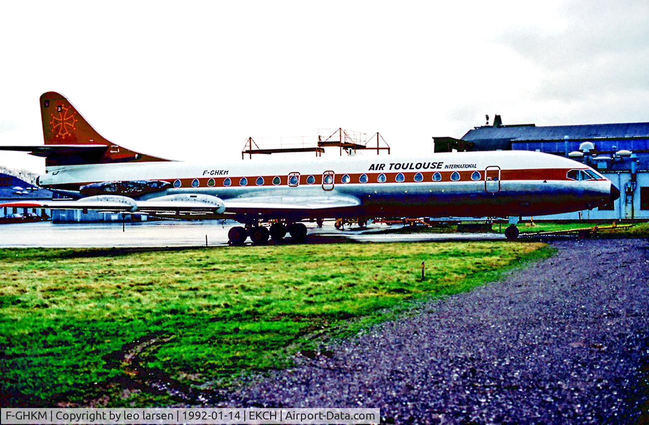 F-GHKM, 1969 Sud Aviation SE-210 Caravelle 10B3 Super B C/N 262, Copenhagen Kastrup 14.1.92