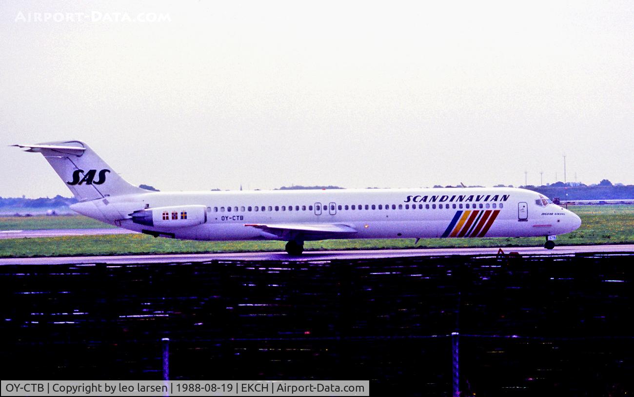 OY-CTB, 1975 Douglas DC-9-51 C/N 47657, Copenhagen Kastrup 19.8.88