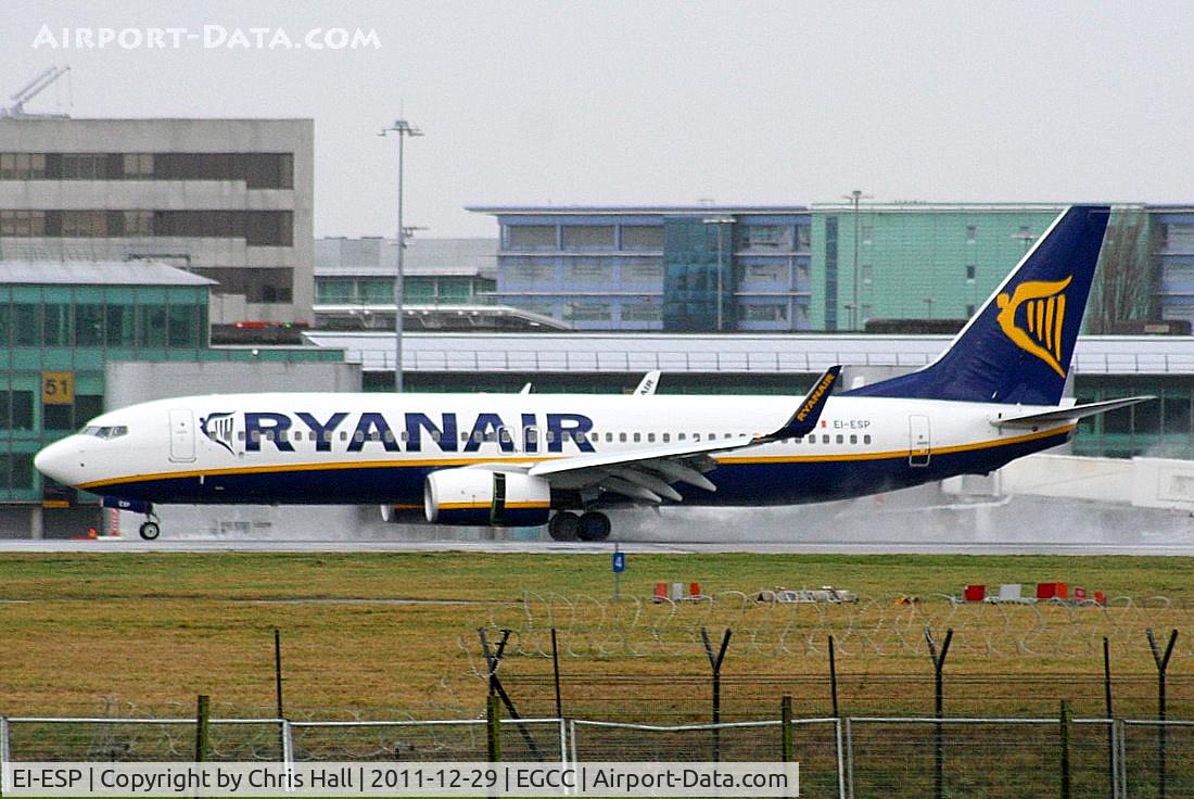 EI-ESP, 2011 Boeing 737-8AS C/N 34990, Ryanair