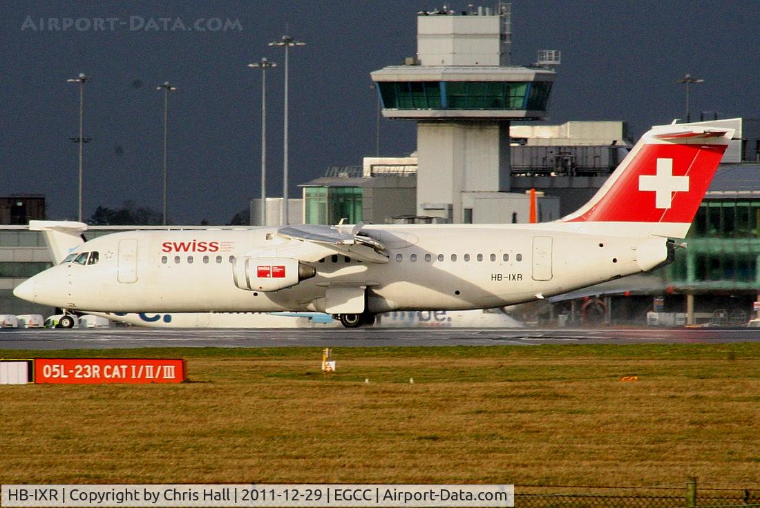 HB-IXR, 1996 British Aerospace Avro 146-RJ100 C/N E3281, Swiss European Airlines