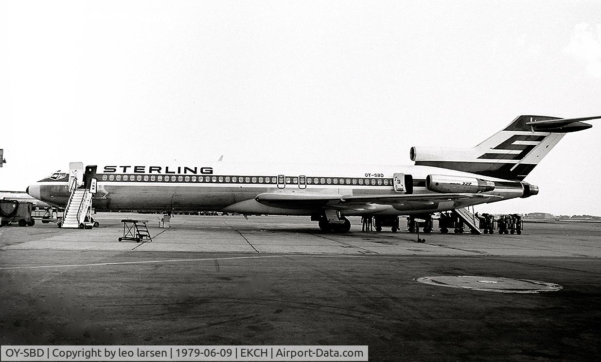 OY-SBD, 1978 Boeing 727-2J4 C/N 21676, Copenhagen Kastrup 9.6.79