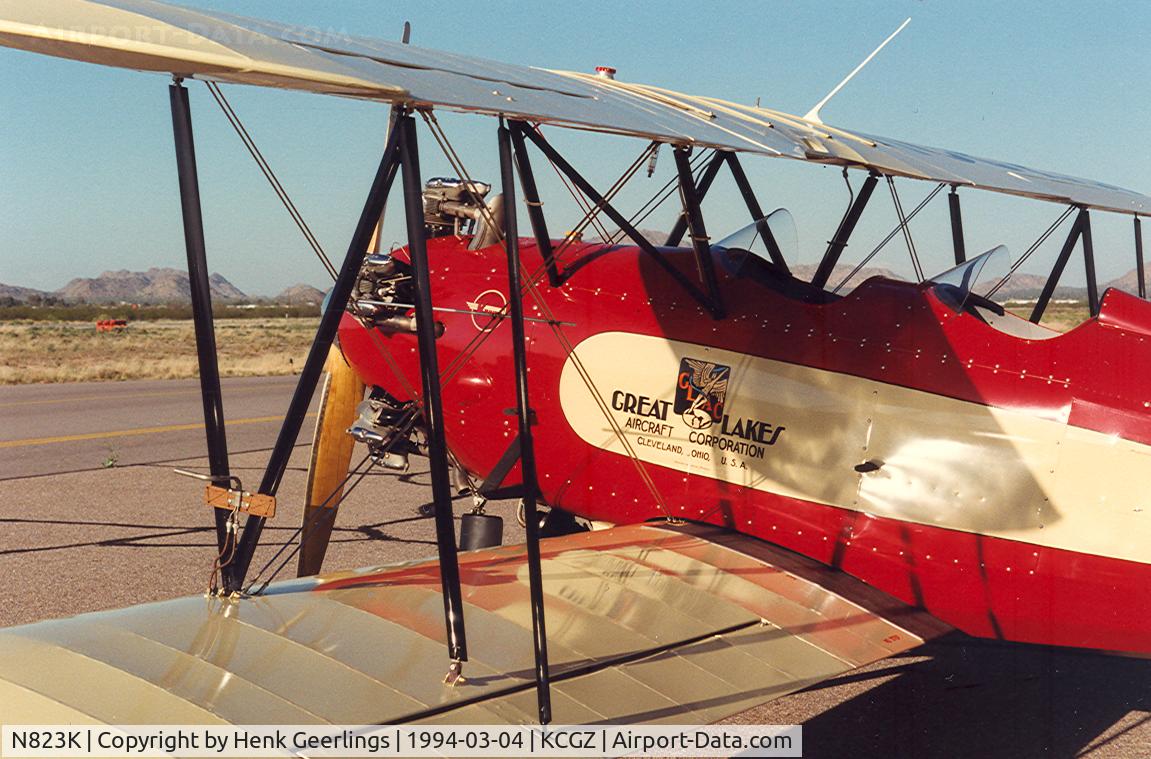 N823K, 1993 Great Lakes 2T-1A Sport Trainer C/N 1020, Cactus Fly In