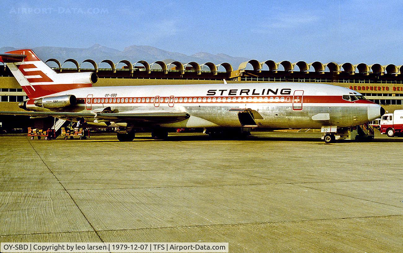 OY-SBD, 1978 Boeing 727-2J4 C/N 21676, TFS  Tenerife South 7.12.79