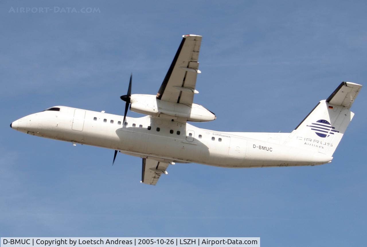 D-BMUC, 1992 De Havilland Canada DHC-8-314 Dash 8 C/N 350, take of run