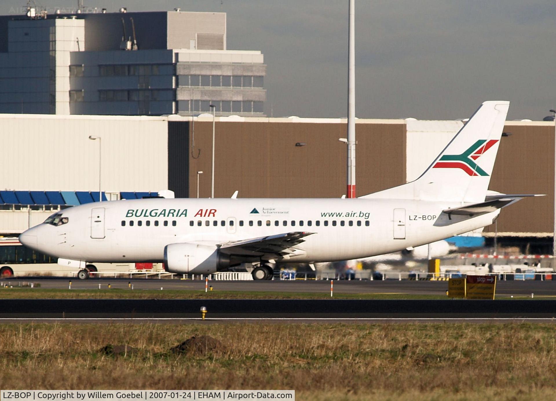 LZ-BOP, 1993 Boeing 737-522 C/N 26704, Taxi to the runway on Schiphol Airport