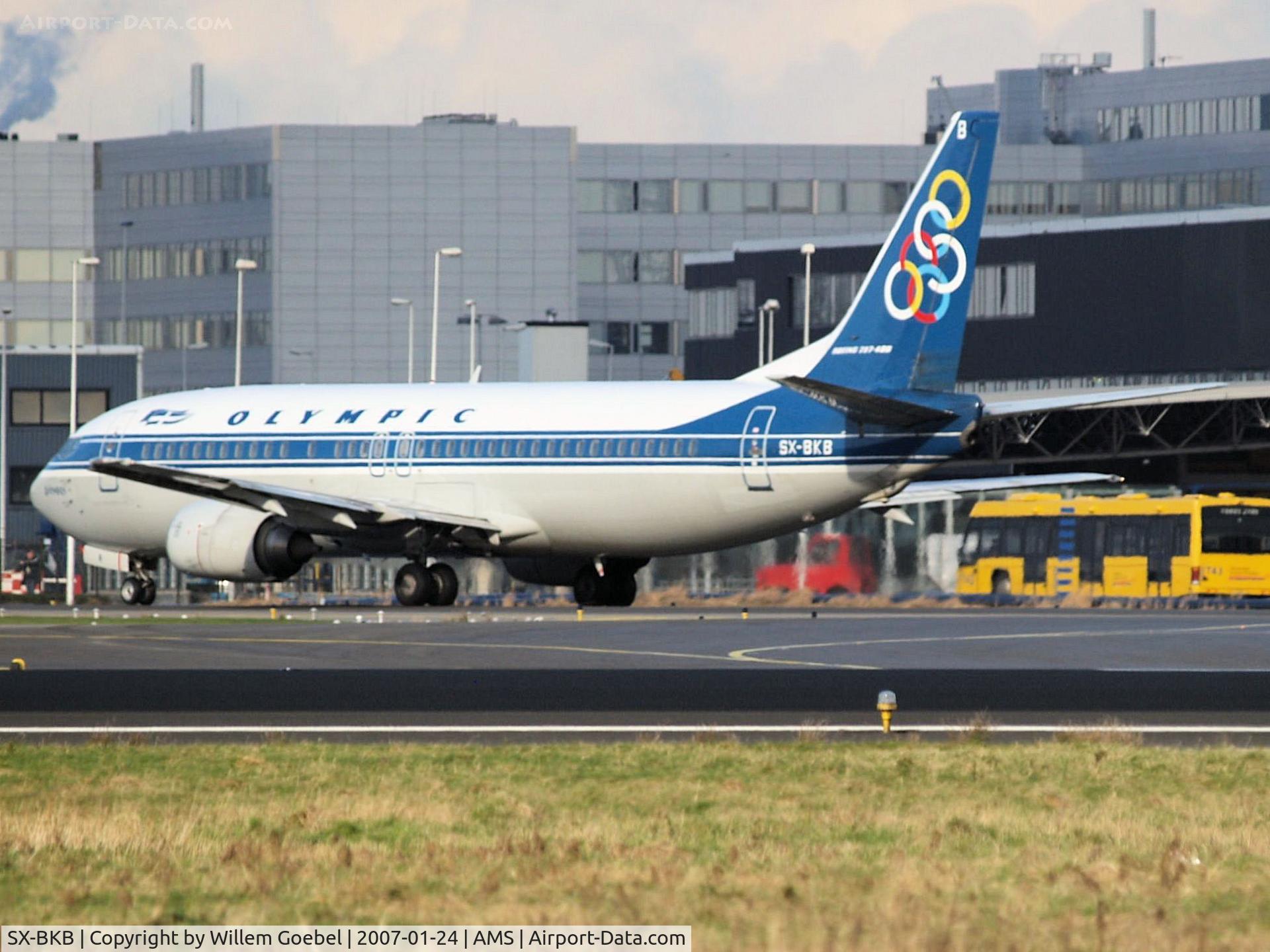 SX-BKB, 1991 Boeing 737-484 C/N 25314/2124, Taxi to the runway on Schiphol Airport
