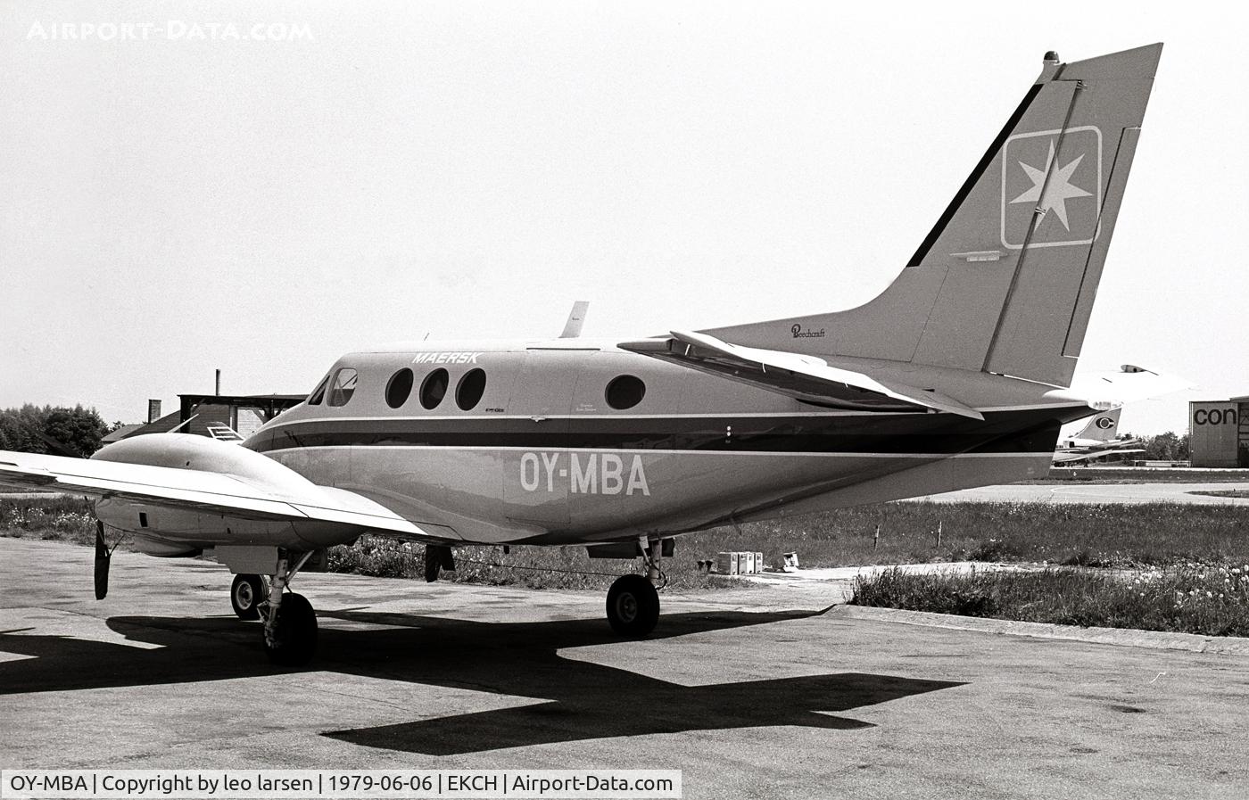 OY-MBA, 1979 Beech 65-C90 King Air C/N LJ-846, Copenhagen Kastrup 6.6.79