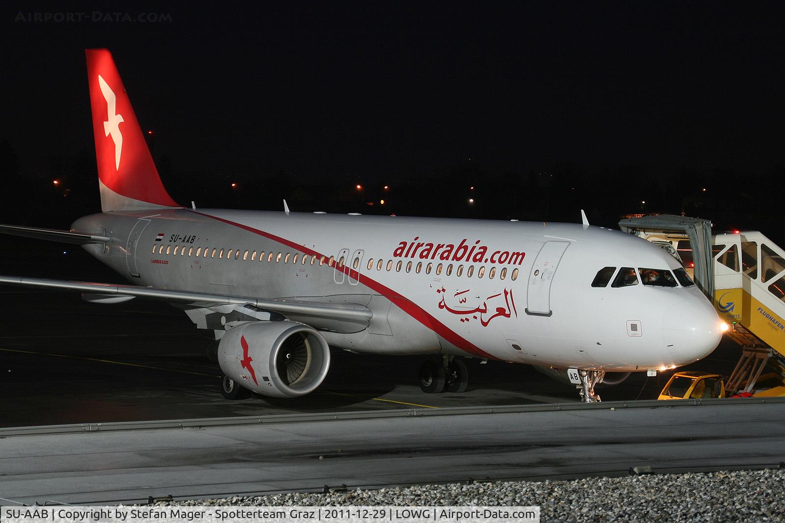 SU-AAB, 2007 Airbus A320-214 C/N 3152, Air Arabia @ GRZ