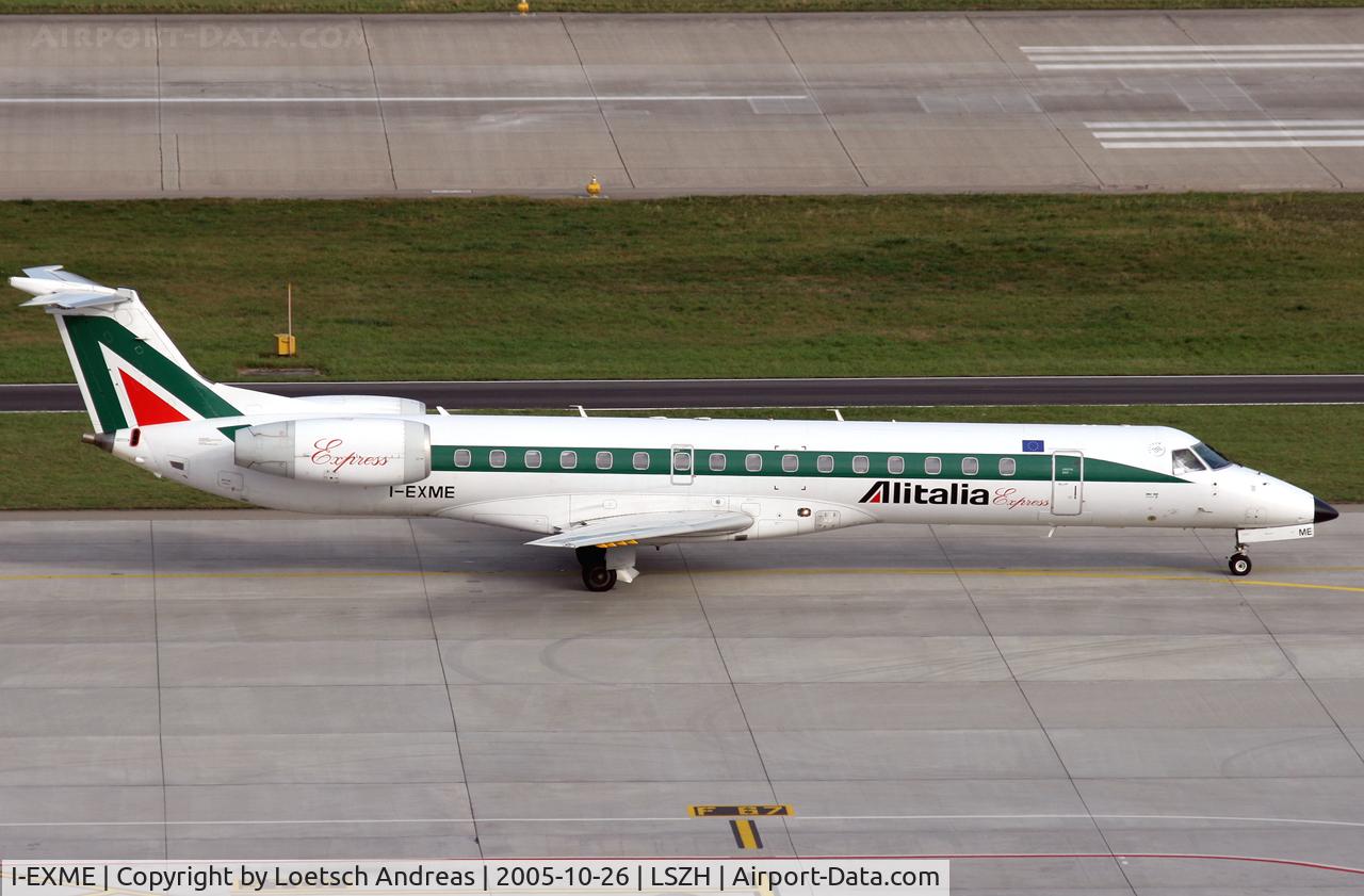 I-EXME, 2000 Embraer ERJ-145LR (EMB-145LR) C/N 145282, Alitalia going home
