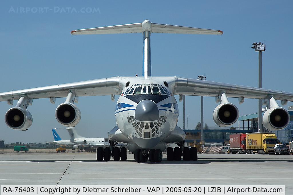 RA-76403, Ilyushin Il-76TD C/N 1023412414, Tesis Iljuschin 76