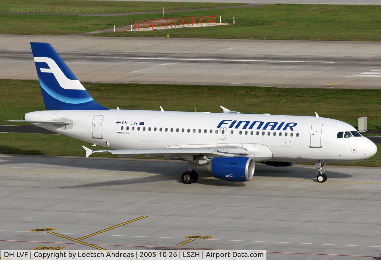 OH-LVF, 2002 Airbus A319-112 C/N 1808, taxi to rwy for flight to helsinki